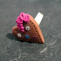 copy of Anello "Star cake" in fimo, regolabile, no nichel, fatto a mano