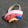 Anello "A piece of cake" in fimo/ToDo, regolabile, no nichel, fatto a mano